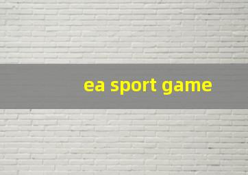 ea sport game